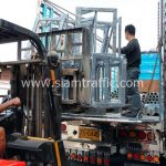 เหล็กกล่อง เชื่อมเป็นตัว A จำนวน 23 ชุด ปลายทาง อำเภอเมือง จังหวัดยะลา