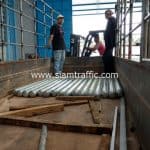 ราวเหล็กกันถนน ส่งไปที่อำเภอเมืองนครราชสีมา จังหวัดนครราชสีมา