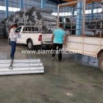 guard rail ส่งไปที่อำเภอเมืองนครราชสีมา จังหวัดนครราชสีมา