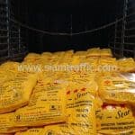 สี thermoplastic สีเหลือง TRI-STAR จำนวน 240 ถุง ส่งไปยังเมืองย่างกุ้ง ประเทศพม่า