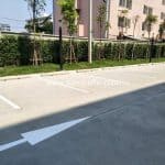 ตีเส้นถนน ที่ Plum Condo ราม 60 อินเตอร์เชนจ์