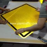 Winding Road signs export to Yangon, Myanmar