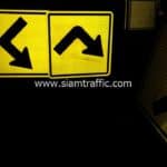 Sharp Left Turn and Sharp Right Turn signs export to Yangon, Myanmar