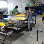 ป้ายเตือนแนวทาง ขนาด 60 x 75 ซม. ส่งไปยังอำเภอห้วยยอด จังหวัดตรัง จำนวน 76 แผ่น