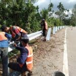 ติดตั้งราวกั้นถนน จังหวัดชุมพร