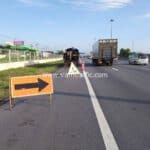 งานติดตั้ง guardrail ทางหลวงพิเศษหมายเลข 9 ตอน บางปะอิน – คลองพระยาสุเรนทร์