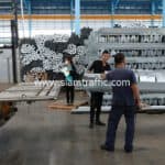 ราวเหล็กลูกฟูกกั้นขอบทาง ปลายทางตำบลดู่ใต้ อำเภอเมือง จังหวัดน่าน ราวเหล็กลูกฟูกกั้นขอบทาง ปลายทางตำบลดู่ใต้ อำเภอเมือง จังหวัดน่าน