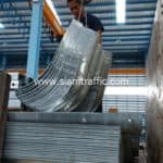 เหล็กราวลูกฟูก สำหรับติดตั้งที่สายกาฬสินธุ์-บรรจบทางหลวงหมายเลข 12 (บ้านนาไคร้)