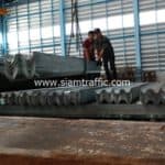 แผ่นราวกั้นอันตราย โครงการสายกาฬสินธุ์-บรรจบทางหลวงหมายเลข 12 (บ้านนาไคร้)