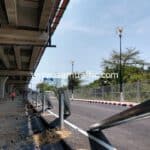 guard rail ติดตั้งที่บางหัวเสือ เทศบาลเมืองปู่เจ้าสมิงพราย