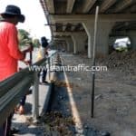 ราวกันอันตราย ติดตั้งที่บางหัวเสือ เทศบาลเมืองปู่เจ้าสมิงพราย