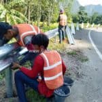 ติดตั้งการ์ดเรล บริเวณบ้านบ้องตี้บน และบ้านท่าลำใย ติดตั้งการ์ดเรล บริเวณบ้านบ้องตี้บน และบ้านท่าลำใย