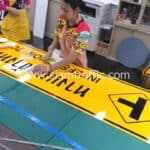 ป้ายเตือนทางแยกข้างหน้า 700 ม. ที่โครงการ ฯ สาย บ้านบือเล็งใต้ - โกตาบารู (รวมสะพานข้ามแม่น้ำสายบุรี)
