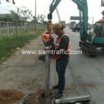 ราวเหล็กลูกฟูก ทางหลวงพิเศษหมายเลข 9 ตอน คลองพระยาสุเรนทร์ - พระประแดง ราวเหล็กลูกฟูก ทางหลวงพิเศษหมายเลข 9 ตอน คลองพระยาสุเรนทร์ - พระประแดง