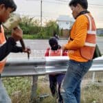 การ์ดเรล กรมทางหลวง ทางหลวงพิเศษหมายเลข 9 ปริมาณงาน 5,158 เมตร การ์ดเรล กรมทางหลวง ทางหลวงพิเศษหมายเลข 9 ปริมาณงาน 5,158 เมตร