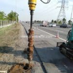 Guardrail ทางหลวงพิเศษหมายเลข 9 ตอน คลองพระยาสุเรนทร์ - พระประแดง ระหว่าง กม.36+000 – กม.63+325 ปริมาณงาน 5,158 ม.