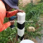 งานจ้างเหมาทำการผลิต และติดตั้งเสาหลักทางโค้ง พะเยา