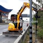 การติดตั้งป้ายจราจร Motorway ทางหลวงพิเศษหมายเลข 7 ตอนบางปะกง - หนองรี