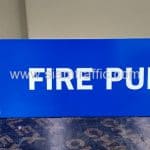 ป้ายบอกชื่อห้อง FIRE PUMP บริษัท ซีพีเอ็น จำกัด