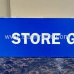 ป้ายบอกชื่อห้อง STORE GAS บริษัท ซีพีเอ็น จำกัด