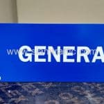ป้ายบอกชื่อห้อง GENERATOR บริษัท ซีพีเอ็น จำกัด
