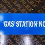 ป้ายบอกชื่อห้อง GAS STATION NO.1