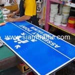 ป้ายจุดรวมพล บริษัท แปซิฟิค ไทย มอเตอร์สปอร์ตส์ จำกัด