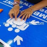 รับทำป้ายจุดรวมพล บริษัท แปซิฟิค ไทย มอเตอร์สปอร์ตส์ จำกัด