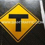 ป้ายเตือน ต.75 ป้ายเตือนทางแยก ขนาด 60 x 60 ซม.