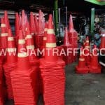 กรวยจราจร 70 ซม. สกรีนข้อความ อบต.เกาะลันตาน้อย