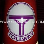 กรวยจราจร 80 cm. TOLLWAY
