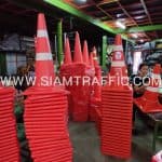 กรวยจราจร 80 cm. TOLLWAY SAFETY WAY