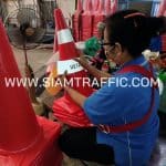 กรวยจราจร สีส้ม แขวงทางหลวงลพบุรีที่ 1