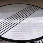 รับทำป้ายบังคับจราจร ป้ายสิ้นสุดเขตบังคับ ขนาด 75 ซม.