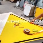 รับทำป้ายจราจร ป้ายห้ามแซง No Passing Zone