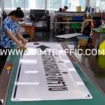 ร้านทำป้ายบอกทาง ป้ายสำนักสงฆ์แหลมท้องทราย