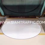 รับทำป้ายบังคับ บ.55 หรือป้ายสิ้นสุดเขตบังคับ ขนาด 75 เซนติเมตร