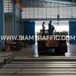 Guard rail กรมทางหลวง ติดตั้งบนทางหลวงหมายเลข 4