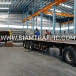 Guardrails ติดตั้งบนทางหลวงหมายเลข 4