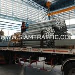 Guard rail กรมทางหลวง ติดตั้งบนทางหลวงหมายเลข 4 ตอน เสียบญวน - กระบุรี ตอน 1 ระหว่าง กม.484+434 - กม.499+035 เป็นแห่ง ๆ ปริมาณงานรวม 2,228 เมตร