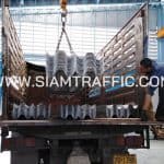 guard rail ปลายทางอำเภอพนัสนิคม จังหวัดชลบุรี