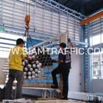 โรงงานผลิตการ์ดเรล แขวงทางหลวงพิเศษระหว่างเมือง