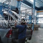 การ์ดเรล ส่งการ์ดเรลที่อำเภออินทร์บุรี จังหวัดสิงห์บุรี