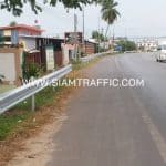 โรงงานผลิตแผ่นการ์ดเรล ติดตั้งบนทางหลวงหมายเลข 242