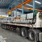 การ์ดเรล กรมทางหลวง ทางหลวงหมายเลข 4 ตอนควบคุม 0501 ตอน สระพัง - เขาวัง ตอน 8 ปริมาณ 5,128 เมตร