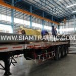 ราวเหล็กลูกฟูก สำหรับงานติดตั้งที่สระพัง - เขาวัง ปริมาณ 5,128 เมตร