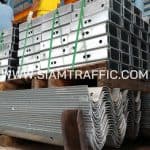 ราวเหล็กลูกฟูก ทางหลวงหมายเลข 4 ตอนควบคุม 0501 ตอน สระพัง - เขาวัง