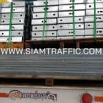 ราวเหล็กกั้นถนน สำหรับโครงการติดตั้งการ์ดเรล บนทางหลวงหมายเลข 4 ตอนควบคุม 0501 ตอน สระพัง - เขาวัง