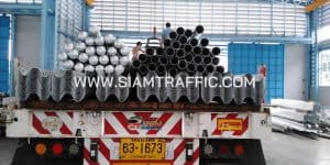 การ์ดเรล ปลายทางหมวดทางหลวงเขาพระงาม อ.เมืองลพบุรี จ.ลพบุรี