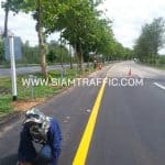 แบบการ์ดเรล ติดตั้งบนทางหลวงหมายเลข 340